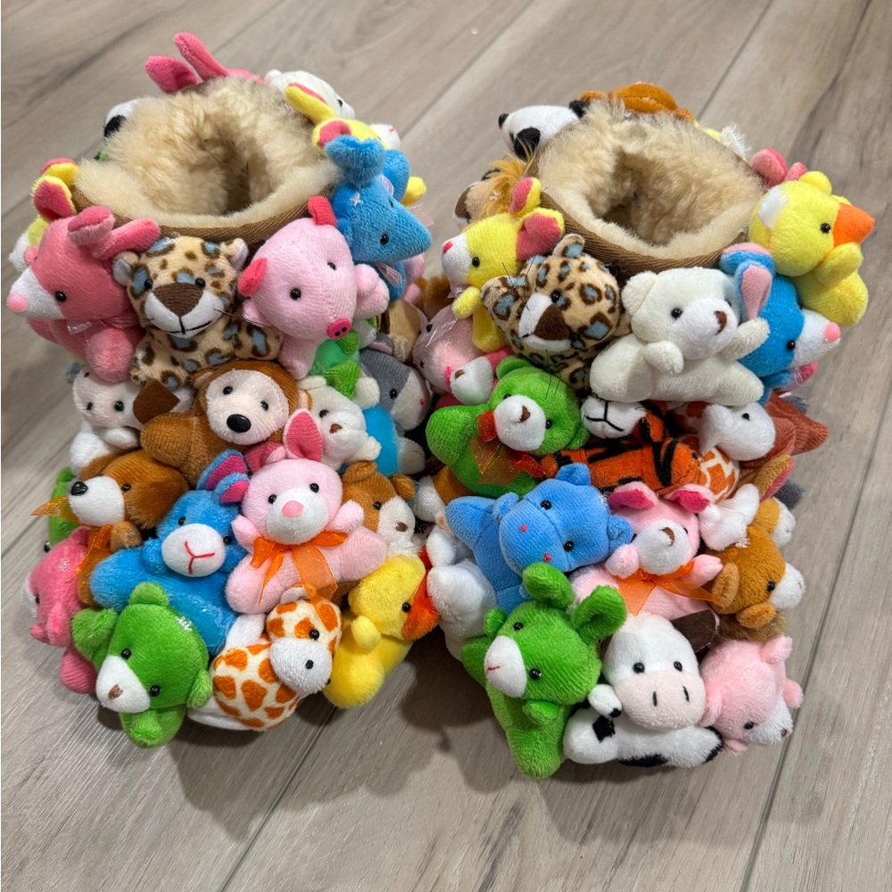 Plush custom animal boots